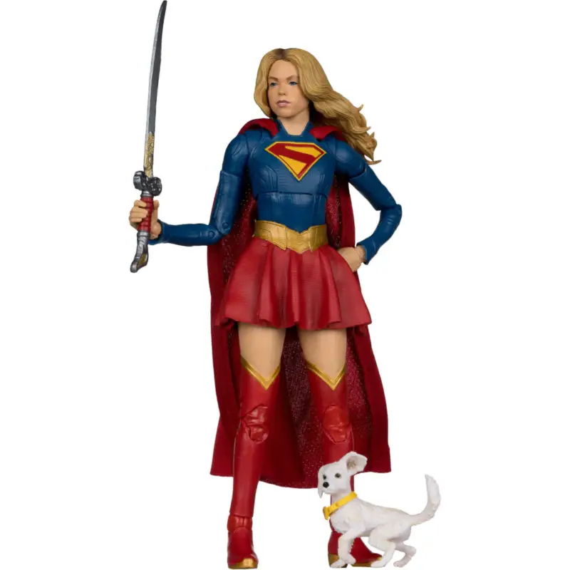 Flitsaanbieding DC Theatrical Deluxe - Figure 4 Supergirl and Krypto 18 cm Figuurtje