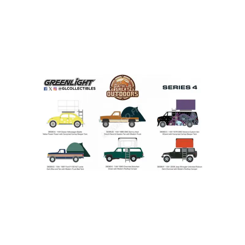 6-piece box: the great outdoors - series 4 (sold out) Miniatuur Betrouwbaar
