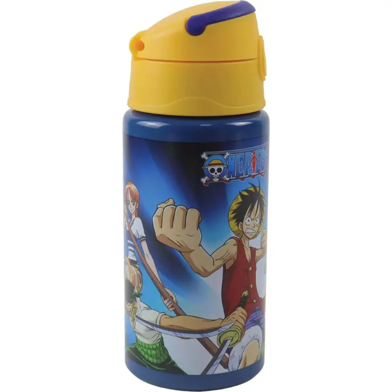 Exclusieve Aanbieding ONE PIECE - 500ml Aluminum Water Bottle with Straw