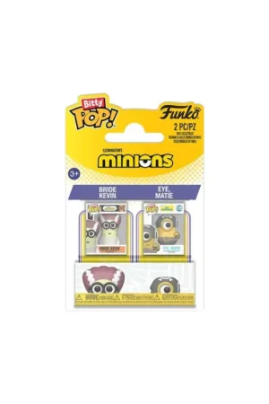 Minions Bitty POP! Vinyl Figures Bride Kevin & Eye, Matie 2 cm Pop figur Beste Prijs