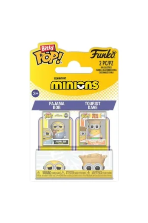 Hoge Kwaliteit Minions Bitty Pop 2PK Bob And Dave Pop figur