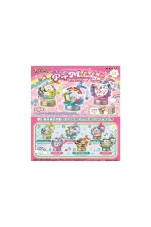 POKÉMON - RE-MENT - POP MELODY COLLECTION x6 Figuurtje Flitsaanbieding