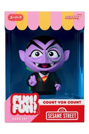 1, Sesame Street Soft Vinyl Figure Fun! Fun! Wave 01 - Count von Count 18 cm Figuurtje Voordeelprijs