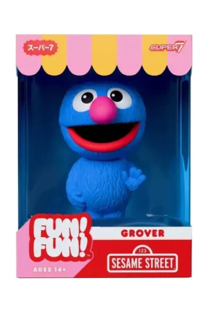 Veilige Betaling 1, Sesame Street Soft Vinyl Figure Fun! Fun! Vinyl Action Figure Wave 01 - Grover 18 cm