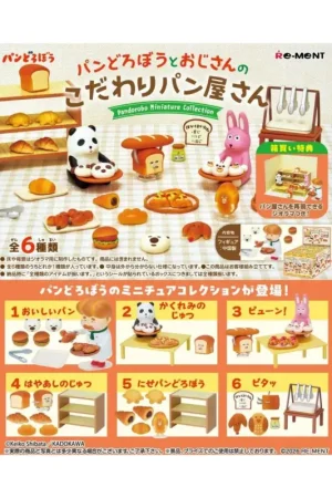 Lage Kosten Pandorobo Figures mini Bakery blind box display (6) Figuurtje