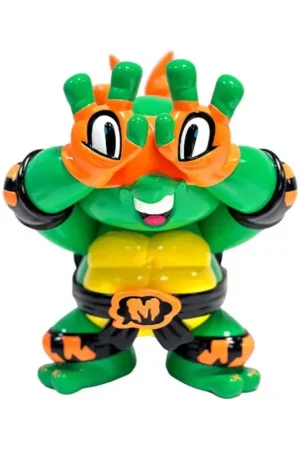 Teenage Mutant Ninja Turtles x Grape Brain Michelangelo 24cm Vinyl Figure Figuurtje Gecertificeerd