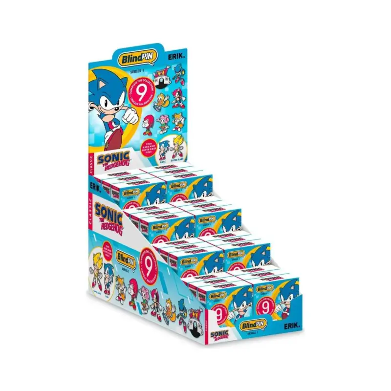 Sonic - The Hedgehog Pin's Series 1 Display (24) Fabrieksprijs