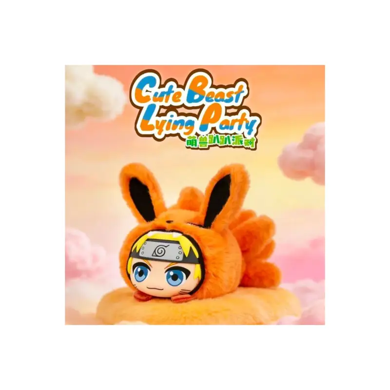 Flitsaanbieding NARUTO SHIPPUDEN - EAKI - NARUTO SHIPPUDEN CUTE BEAST LYING PARTY - MYSTERY BOX x 8 Figuurtje
