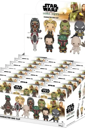 Lage Prijs Star Wars THE BOBA FETT BOOK - Series 1 - 3D Foam Bag Clip (Display 24 Pcs)