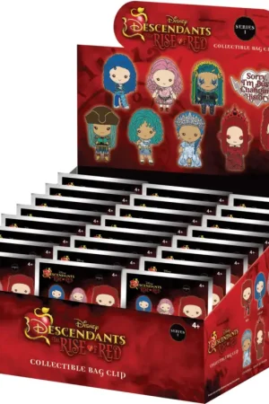 DESCENDANTS - Series 1 - 3D Foam Bag Clip (Display 24 Pcs) Dagaanbieding