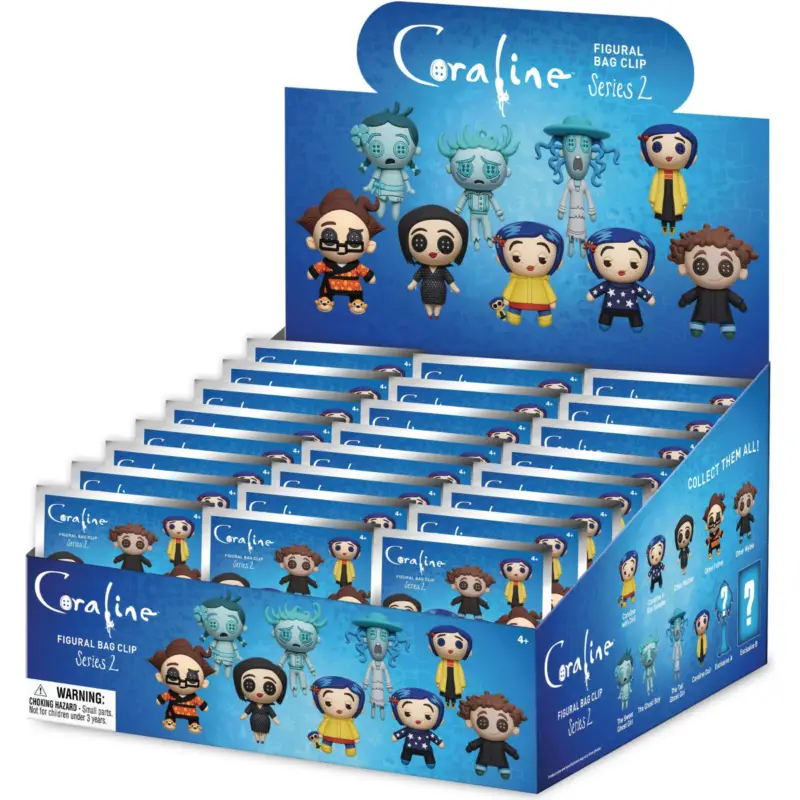 CORALINE - Series 2 - 3D Foam Bag Clip (Display 24 Pcs) Beste Prijs