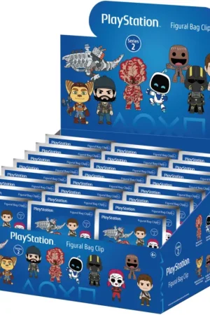 PLAYSTATTION - Series 2 - 3D Foam Bag Clip (Display 24 Pcs) Meest Verkocht