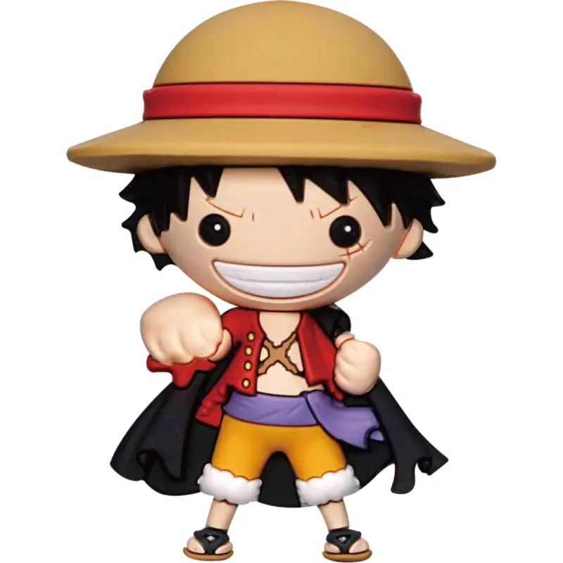 ONE PIECE - Luffy With Cape - 3D Foam Collectible Magnet Veilige Betaling
