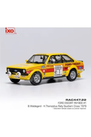 Ford escort mk ii rs 1800 1 waldegard/thorszelius rallye southern cross 1979 Miniatuur Direct Beschikbaar
