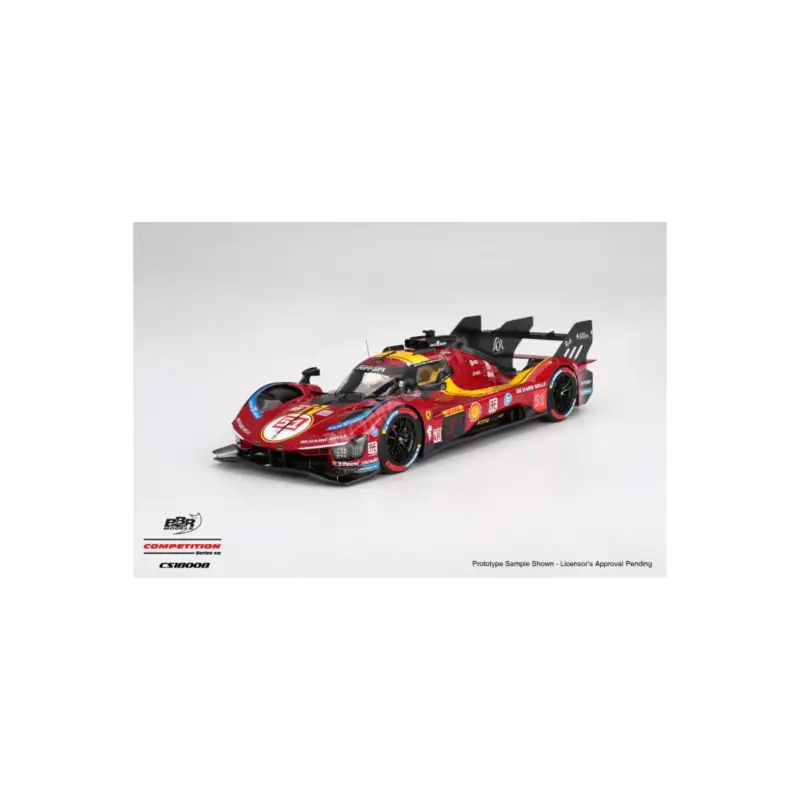 Finale Uitverkoop Ferrari 499p 3.0l turbo v6 "team ferrari - af corse" 51 a.pier guidi / j.calado / a.giovinazzi wec 1812km qatar 2025 3eme