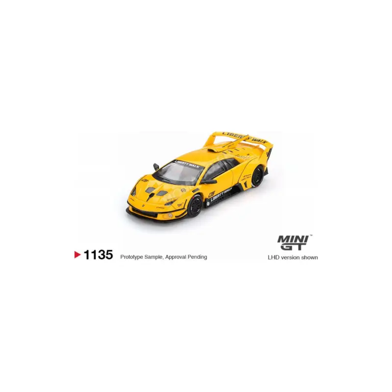 Lamborghini murcielago lb-silhouette works gt evo 2025 yellow (lhd) Miniatuur Betrouwbaar