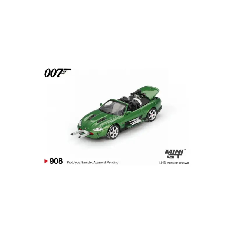 Green jaguar xkr "james bond - die another day (2002)" (english edition blister pack) Exclusieve Aanbieding