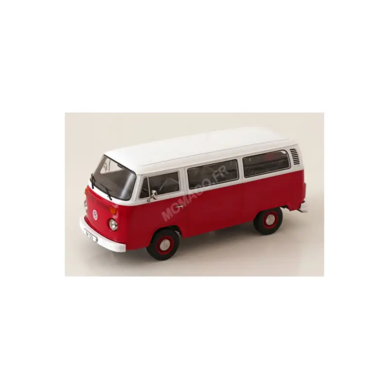 Beperkte Voorraad Volkswagen bus t2b 1972 red/white Miniatuur