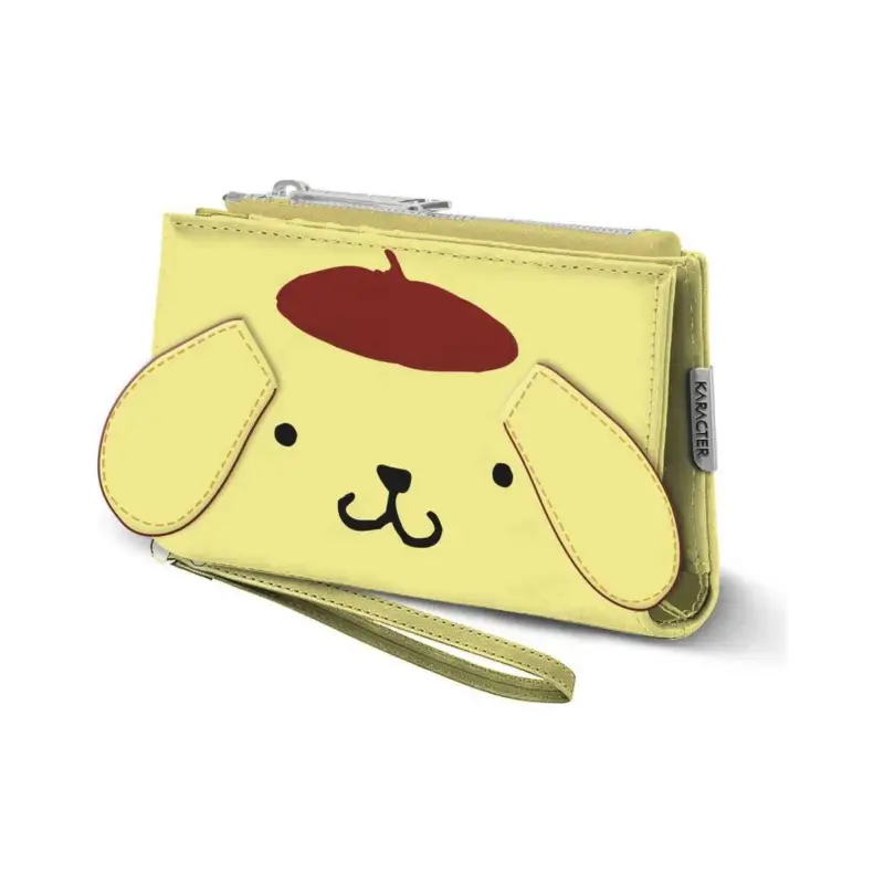 Dagaanbieding Sanrio Pompompurin Face Slim Wallet