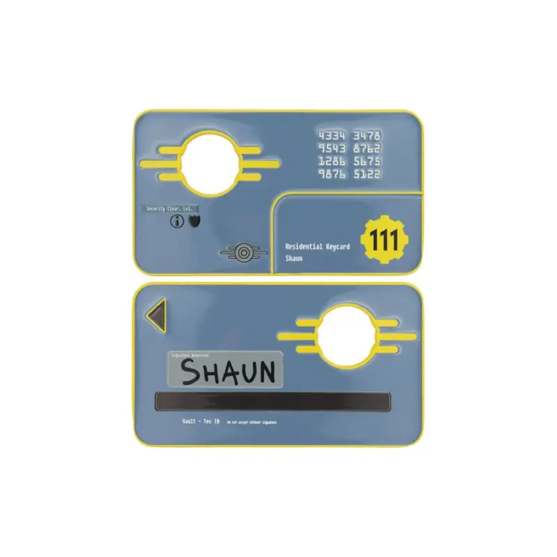 FALLOUT 4 - Vault 111 Security Keycard - Limited Edition Replica Op = Op