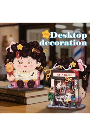 Premium TALEBOX CORNER - Mini House Kit - Hair Salon - 53pc