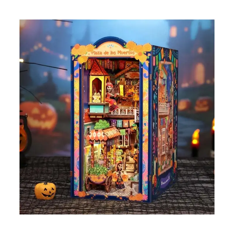 Beperkte Voorraad BOOK NOOK KIT - DIY - Plaza de los Muertos - 350pc + LED lighting