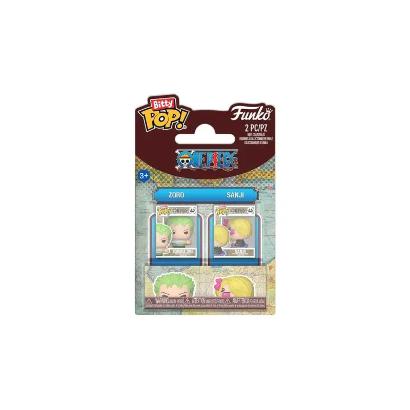 Fabrieksprijs One Piece Bitty POP! Vinyl Figures Zoro & Sanji 2 cm Pop figur