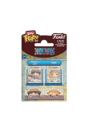 One Piece Bitty POP! Vinyl Figures Monkey D. Luffy & Nami 2 cm Pop figur Bestseller