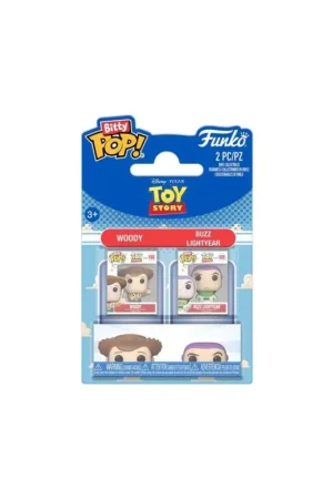 Toy Story Bitty POP! Vinyl Figures Woody & Buzz Lightyear 2 cm Pop figur Rechtstreeks Van De Fabrikant