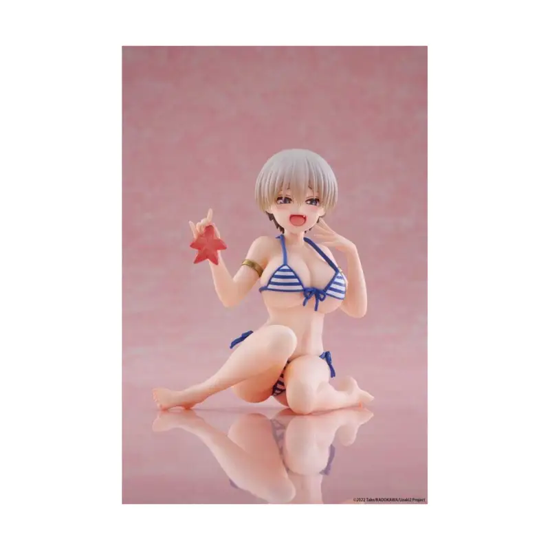 Weekendaanbieding Uzaki-chan Wants to Hang Out! Desktop Cute Hana Uzaki Figure (Swim wear Ver.) 13 cm Figuurtje
