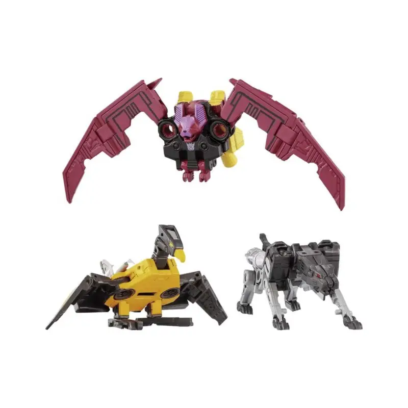 Transformers MPG pack 3 figures MPG-22 Jaguar & Buzzsaw & Ratbat Figuurtje Exclusieve Aanbieding
