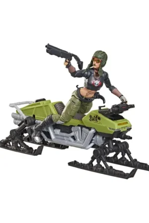 GI Joe Classified Series figure and vehicle 194 Zanya and Dreadnok Chameleon (Swamp Skier) 15 cm Nieuw