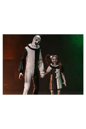 Terrifier 2 2 pack Ultimate Art the Clown & Little Pale Girl Figures 18 cm Figuurtje Snelle Levering