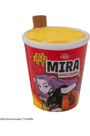 KPop Demon Hunters Anti-Stress Squishy Figure Mira Spice Queen Noodles Exclusieve Aanbieding