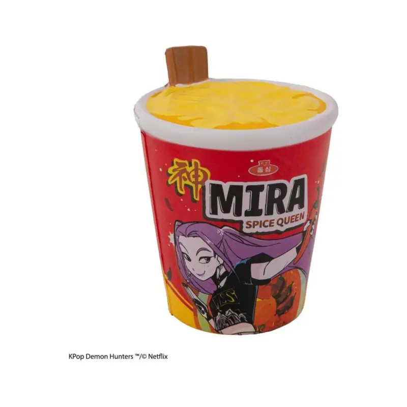 KPop Demon Hunters Anti-Stress Squishy Figure Mira Spice Queen Noodles Exclusieve Aanbieding