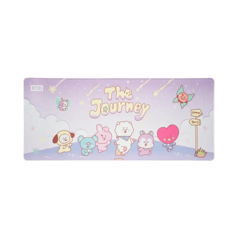 Finale Uitverkoop BT21 XL Mouse Pad The Journey 80 x 35 cm