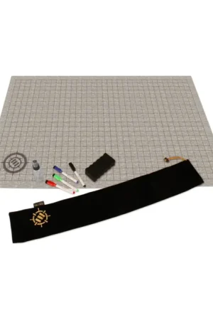 Enhance Tabletop Dungeons & Dragons Beige Grid Mat Campaign Kit Must-Have