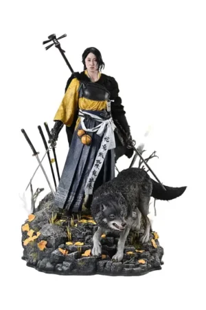 Ghost of Yotei Real Elite Masterline Statue 1/4 Atsu 59 cm Beeldjes Favoriet
