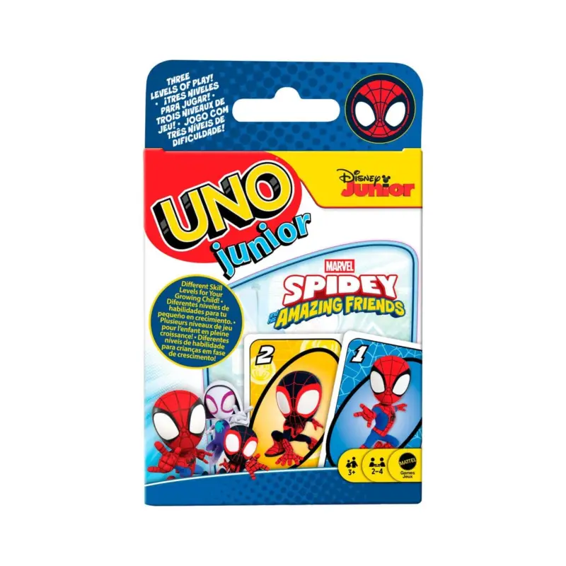Spidey & His Amazing Friends UNO Junior Card Game Exclusieve Aanbieding