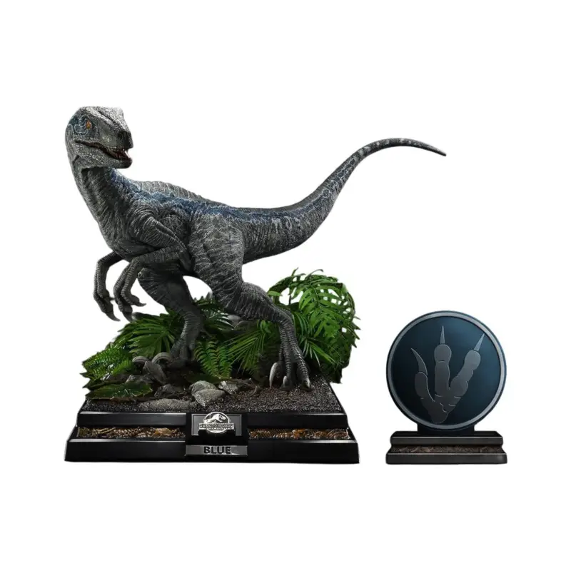 Jurassic World: Fallen Kingdom (Film) statuette Legacy Museum Collection 1/2 Blue Bonus Version 88 cm Bestel Nu