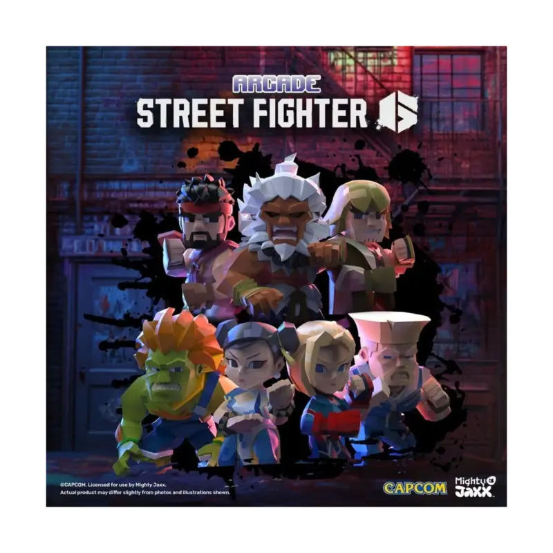 Nieuw Arcade: Capcom Street Fighter Series Kandy 4 inch Vinyl Figure Blind Box Display (6)