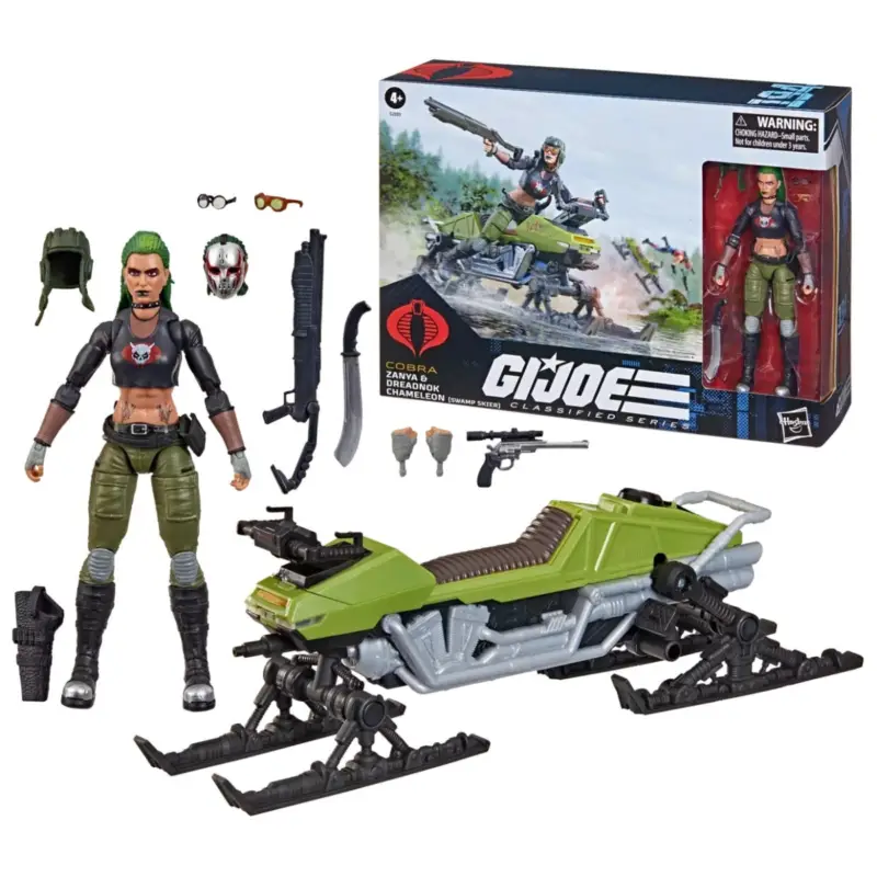 Lage Kosten GI JOE -Zanya & Dreadnok Chameleon -Fig. Classified Series 194 15cm Figuurtje