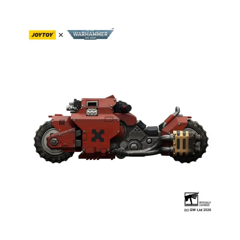 Hete Deal Warhammer 40,000 Raider-pattern Combat Bike Blood Angels with twin-linked bolt rifles 22 cm
