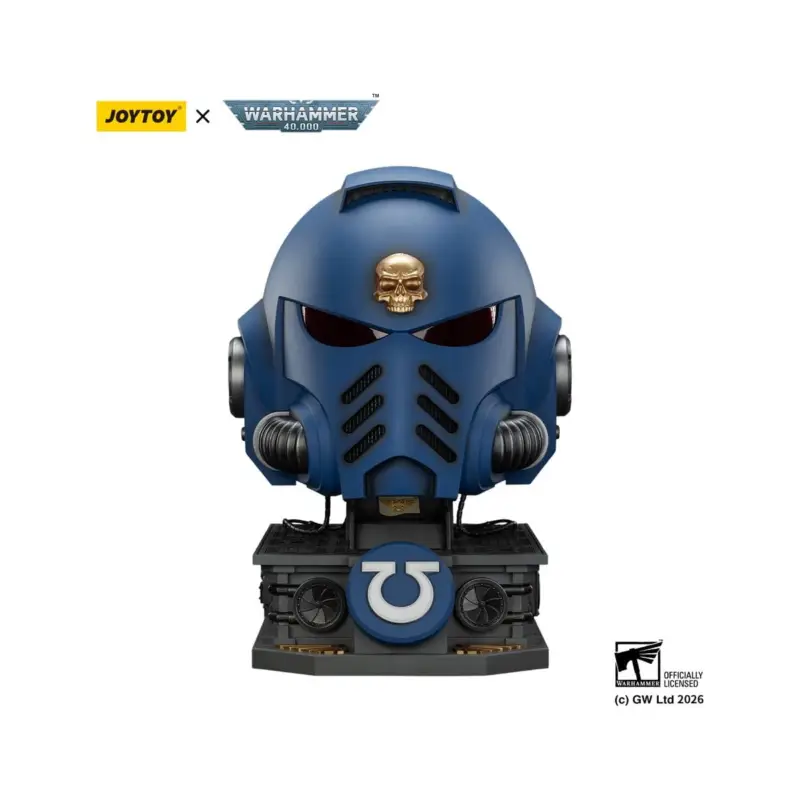 Warhammer 40,000 Captain MkX Helmet & Display Stand Ultramarines 44 cm Figuurtje Meest Verkocht