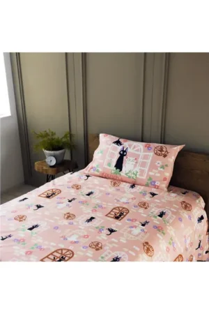 Snelle Levering Kiki's Delivery Service Sweet Pink Jiji Natsu Bed Cover Set