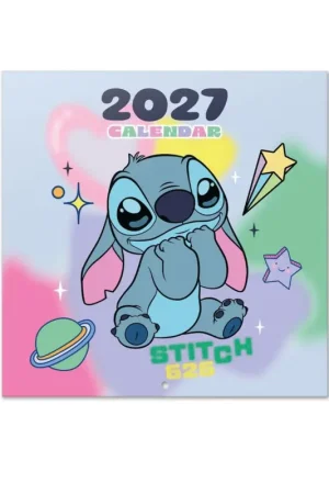 Actieprijs Disney Stitch wall calendar 2027 30 x 30 cm