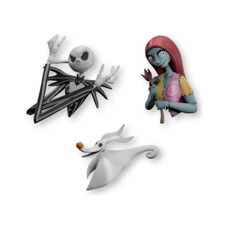 Lage Prijs Disney The Nightmare Before Christmas Set of 3 Magnets 5cm