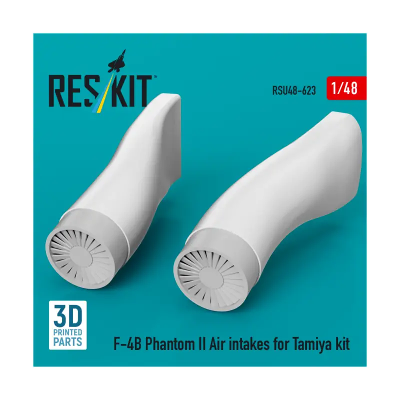 Seizoensaanbieding F-4B Phantom II Air intakes for Tamiya kit (3D Printed)