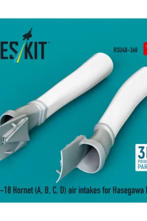Veilige Betaling F/A-18 Hornet (A, B, C, D) air intakes for Hasegawa kit (3D Printed)
