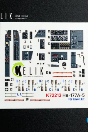 He-177A-5 - interior 3D decals for Revell kit Meest Verkocht